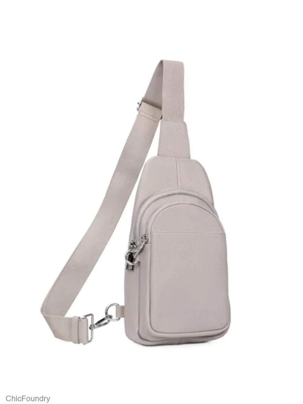 Genuine Leather Anti-Theft Crossbody Sling Bag with RFID Slots for Travel